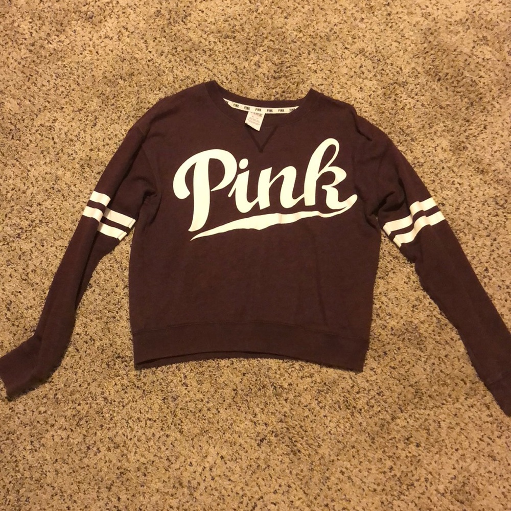 maroon PINK pullover